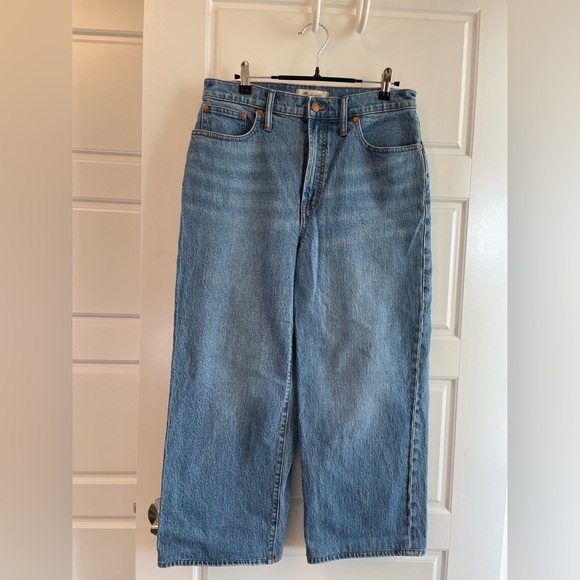 Madewell Denim - Madewell The Perfect Vintage Wide-Leg Crop Jean